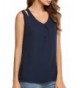 Womens Chiffon Sleeveless Camisole T Shirt