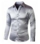 ZERDSKY Slim Fit Satin Silver Medium