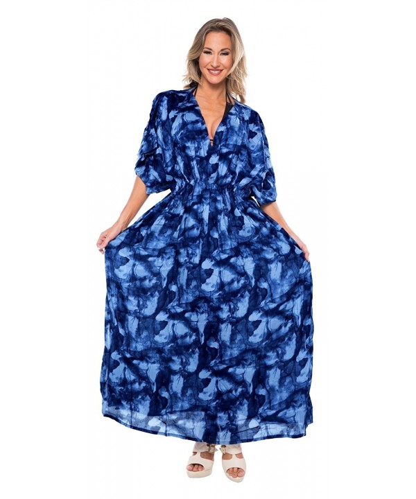 Leela Womens Casual Caftan Printed