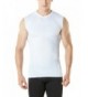 TM MUV06 WHT_Large Tesla Sleeveless Compression Baselayer