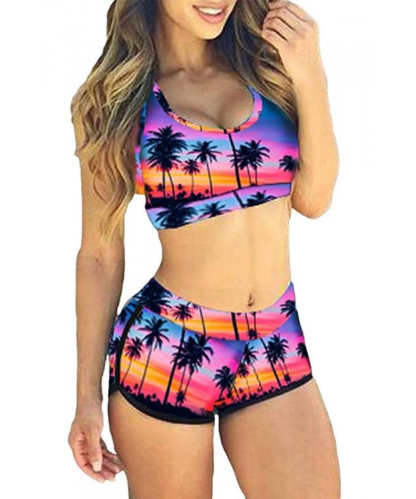 Sporty Pieces Tankini Bathing Romantic