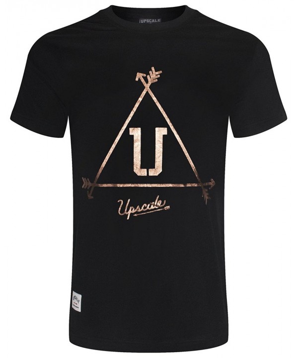 UPSCALE Mens Graphic Print BLACK