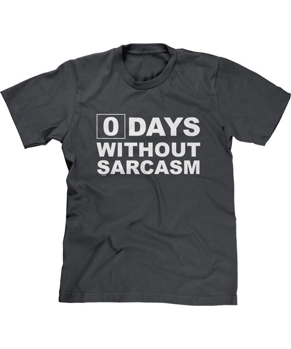 Blittzen Mens Without Sarcasm Charcoal