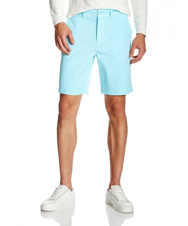 Quality Durables Co. Men's Stretch Regular-Fit Chino Flat-Front Short ...