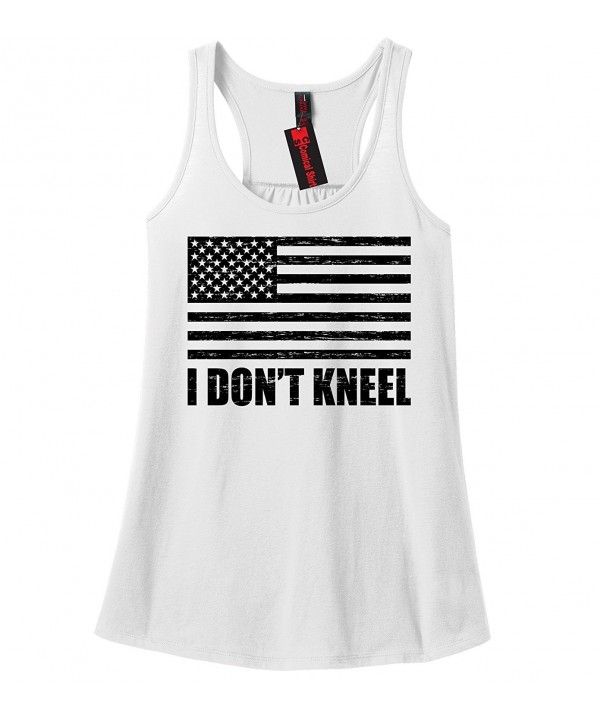 Comical Shirt Ladies Kneel White