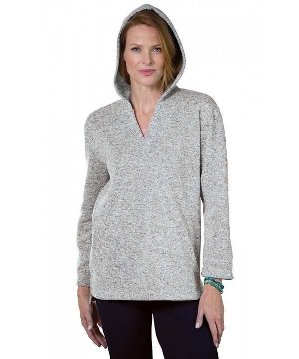 PajamaJeans Womens Sweatshirt Heather Granite