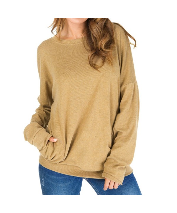 Primoda Womens Sleeve Sweatshirt Blouses