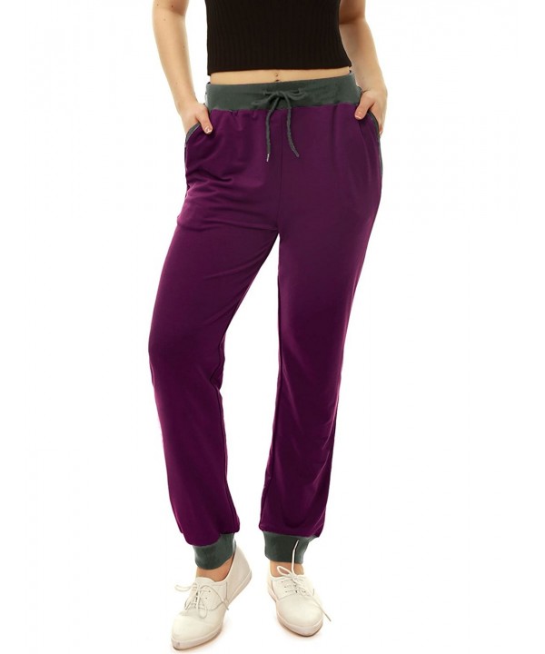 Allegra Drawstring Stretch Contrast Purple 1