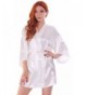 Livingston Womens Satiny Sleepwear Kimono