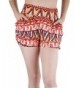 ToBeInStyle Womens Print Harem Shorts