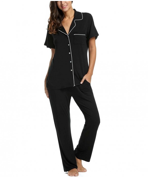 Bifast Womens Button Sleepwear Pajama