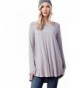 Bamboo Fabric Basic Loose silver