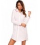 Ekouaer Womens Boyfriend Sleeve Sleepwear