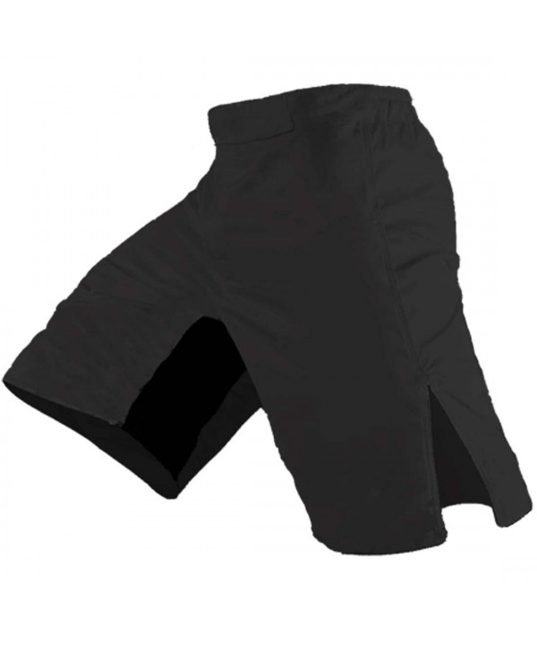 Blank MMA Shorts Black 28