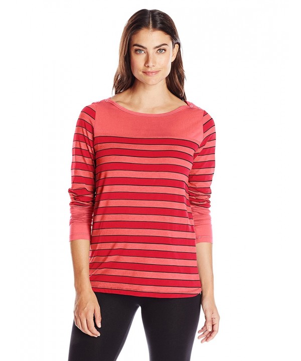 LOLE Womens Carnelian Multi Stripe Medium