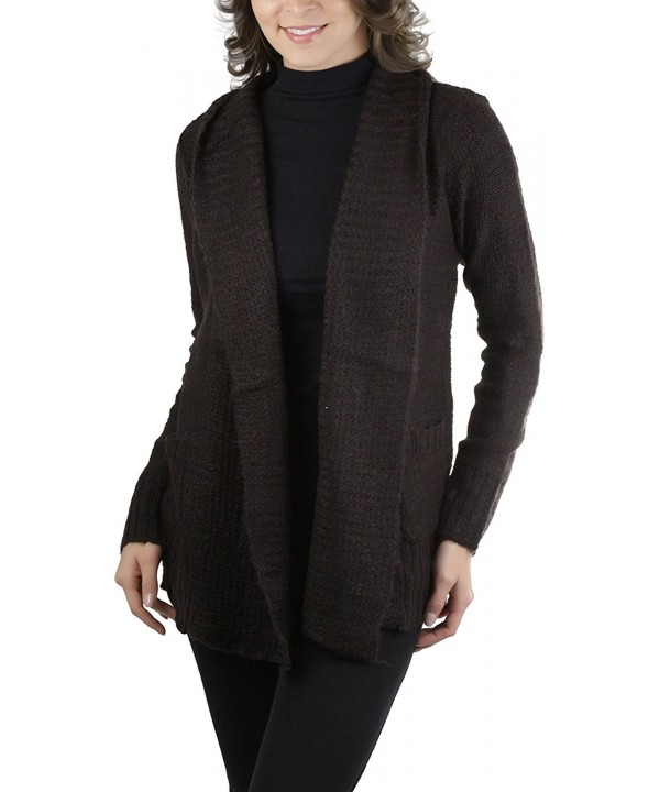 ToBeInStyle Womens L S Collar Cardigan