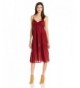 Volcom Juniors Dress Crimson Medium