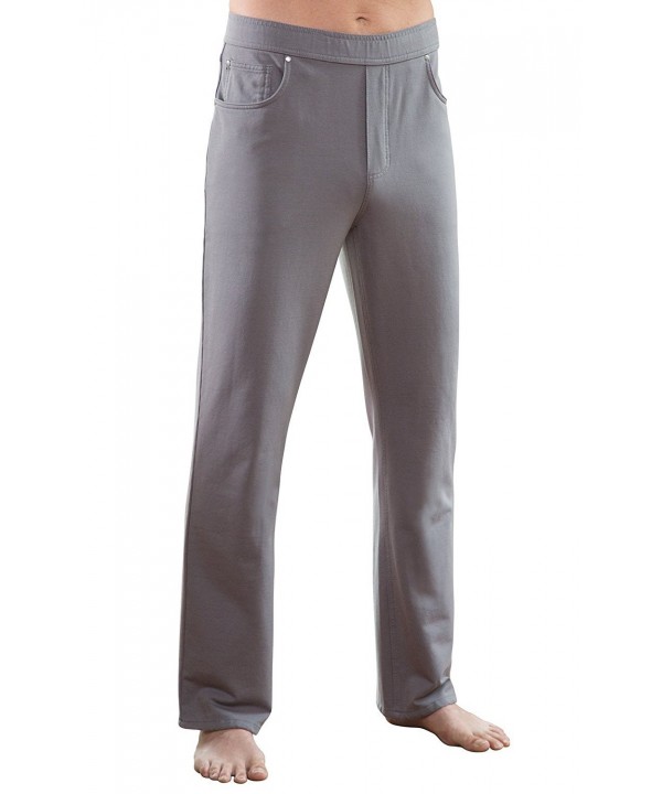 PajamaJeans Straight Denim Jeans Pewter