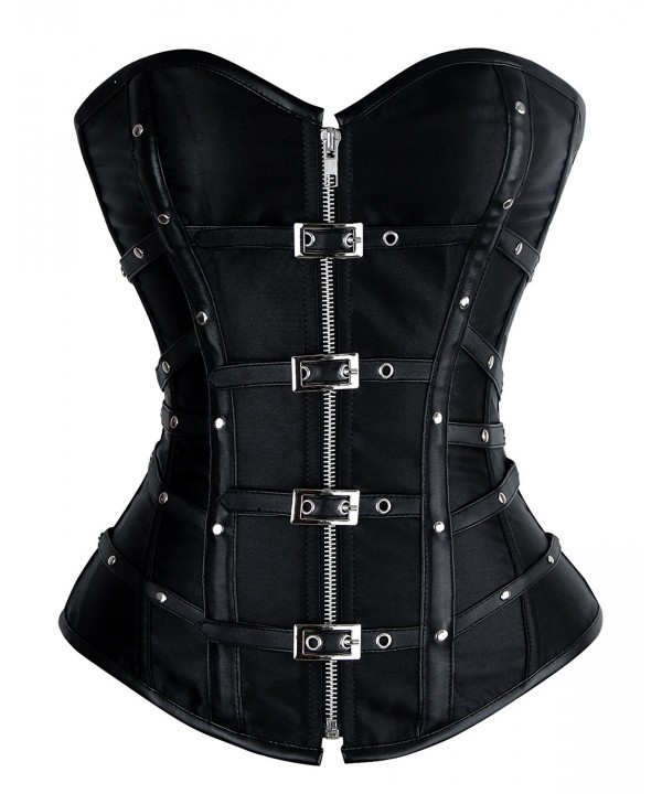 Charmian Womens Gothic Overbust Buckles