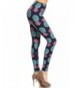 Print Leggings Teal Pineapple D020 OS