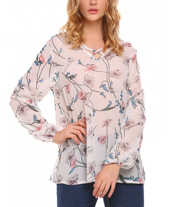 Easther Chiffon Floral Sleeve Blouse