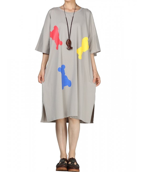 Mordenmiss Stylish Printing XL Style 4 Gray Mordenmiss Stylish Printing XL Style 4 Gray
