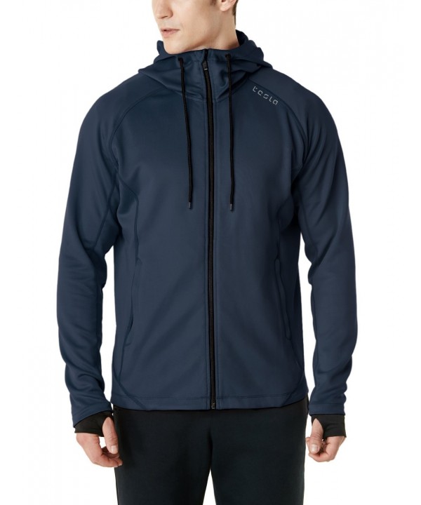 TM MKJ03 NVY_Large Tesla Performance Training Full zip